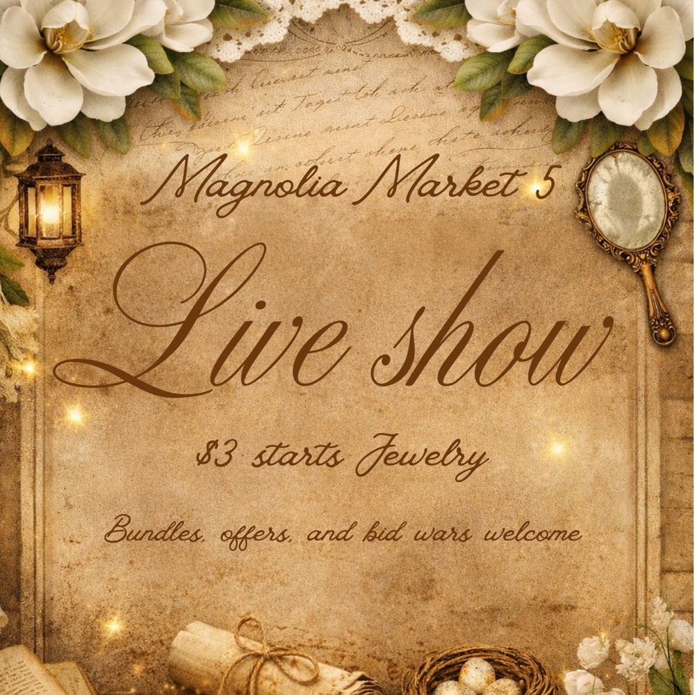 Live show listing✨Like to be notified when I go live. 🚨NOT FOR SALE 🚨